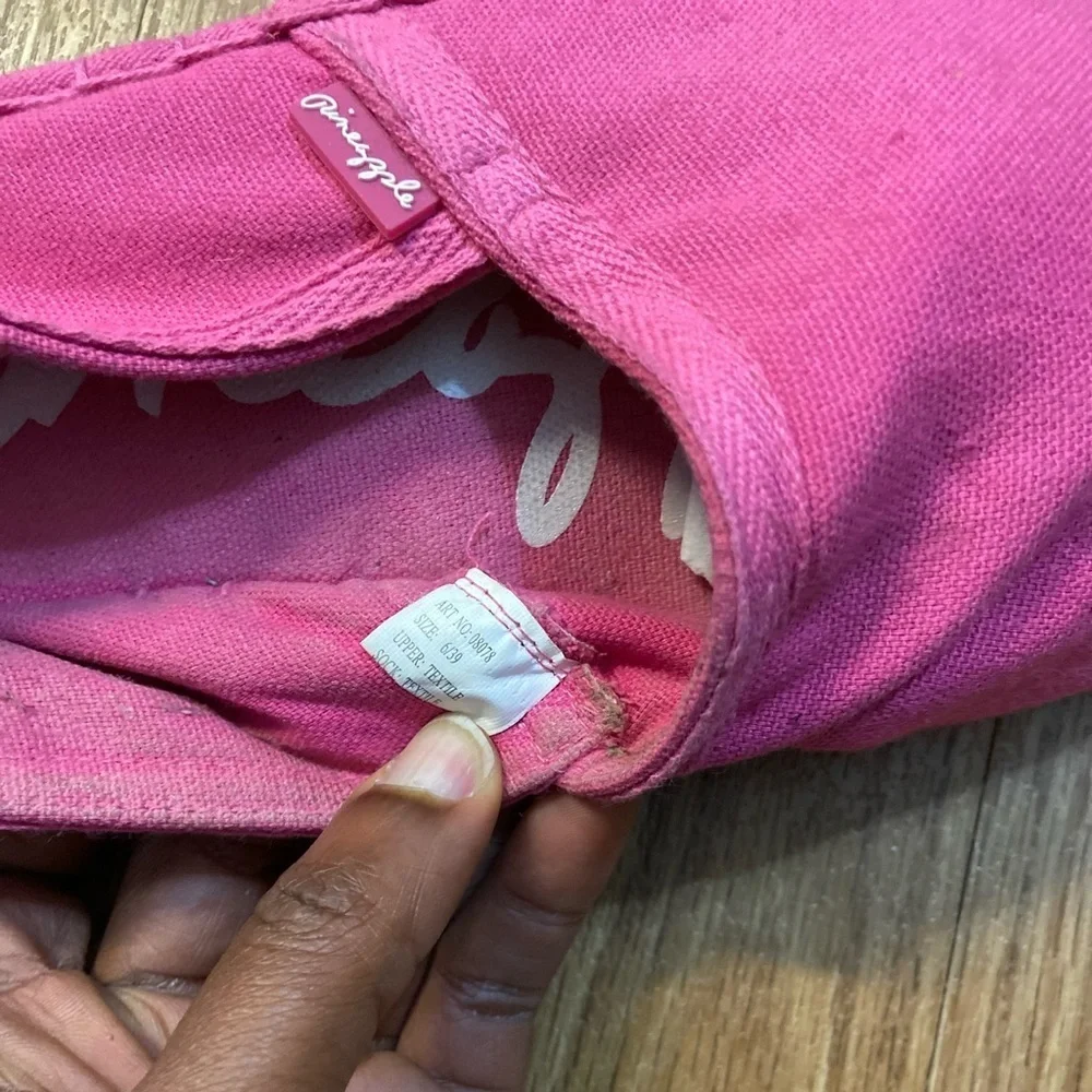 pineapple pink flat